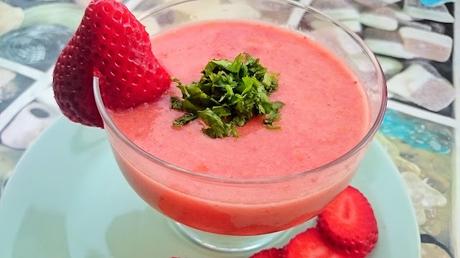 Gazpacho de fresas