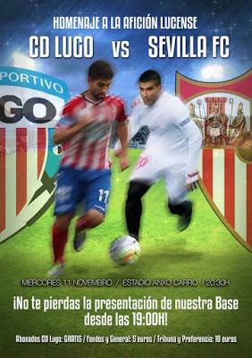 Amistoso CD Lugo Vs Sevilla FC