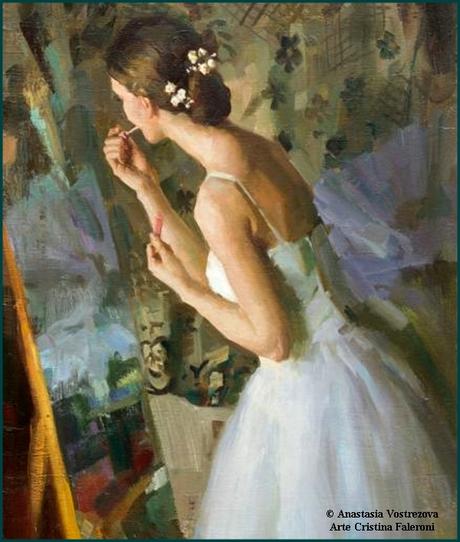 Painter Anastasia Vostrezova