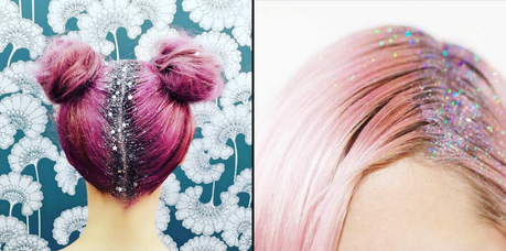 Trend: Glitter Roots Hair - Raíces de Purpurina