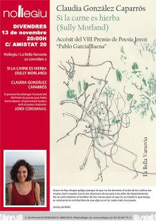 Viernes 13, presentación de Si La carne es hierba (Sully Morland) de Claudia González Caparrós