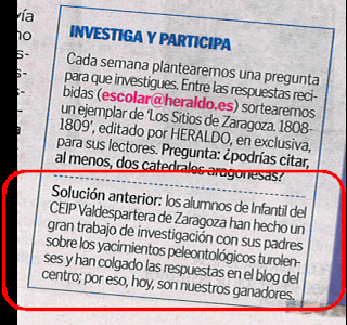 RETO YACIMIENTO PALEONTOLÓGICO TUROLENSE RETO YACIMIENTO PALEONTOLÓGICO TUROLENSE