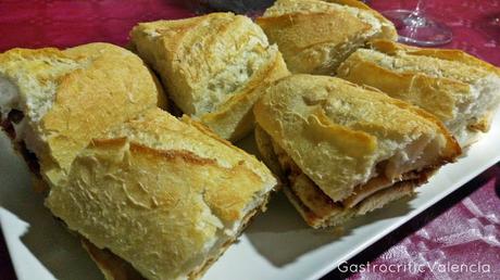 Bocadillos variados y cortados Bocadillos variados y cortados