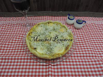 Quiche de brocoli, huevo y jamón de pavo. Quiche de brocoli, huevo y jamón de pavo.