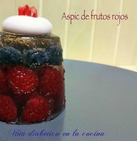 Aspic de frutos rojos