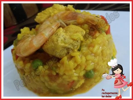 Paella mixta a mi manera (Olla GM-E)