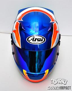 Arai ck6 aerografiado