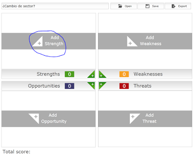 Análisis SWOT (DAFO) online