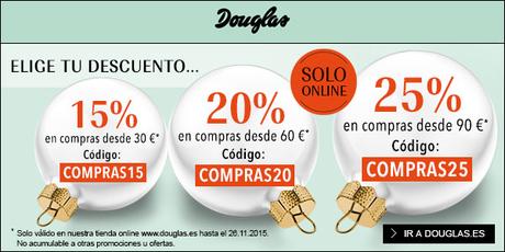 Hasta el 25% de descuento en perfumería douglas