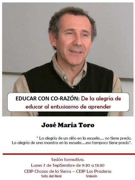 Reseña conferencia alegría educar entusiasmo aprender