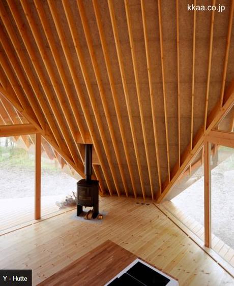 Cabaña moderna de madera diseño innovador. paperblog