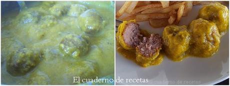 Albóndigas en Salsa de Almendras