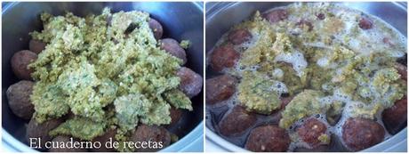 Albóndigas en Salsa de Almendras