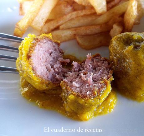 Albóndigas en Salsa de Almendras