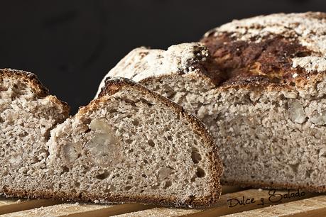 Pan de Harina de Castañas Relleno de Castañas Cocidas