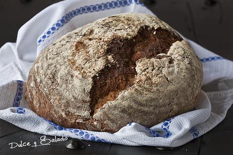 Pan de Harina de Castañas Relleno de Castañas Cocidas