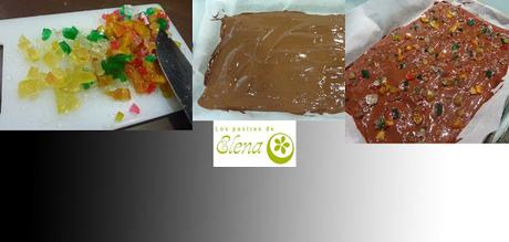 Arbolitos de Navidad de chocolate Arbolitos de Navidad de chocolate