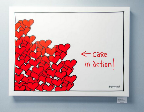 Creatividad visual en los pasillos Creatividad visual en los pasillos