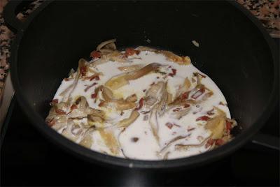 spaguetti con setas paso 3 spaguetti con setas paso 3