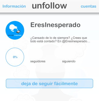 Limpia fácilmente tu timeline con Dejar de Seguir. Inicio - Dejar de Seguir