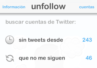 Limpia fácilmente tu timeline con Dejar de Seguir. Buscar cuentas de Twitter - Dejar de Seguir