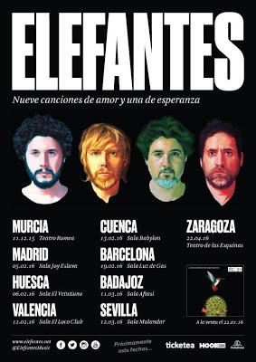 Primeras fechas de la nueva gira de Elefantes