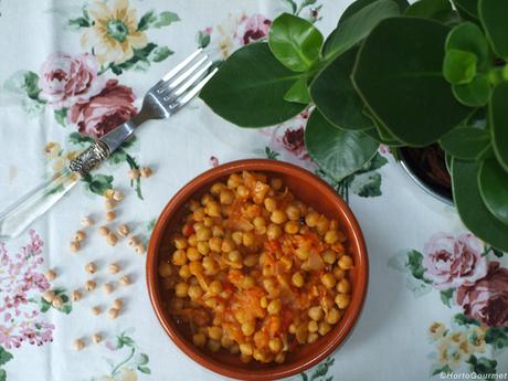 RECETA: Garbanzos fritos con tomate