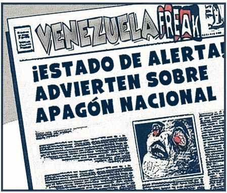 headline apagón Venezuela