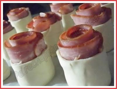 * Rollitos de hojaldre con bacon (Tradicional)