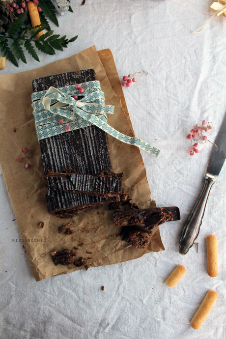 Turrón crujiente de chocolate salado #ideasparanavidad