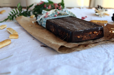 Turrón crujiente de chocolate salado #ideasparanavidad