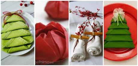 3 ideas para doblar servilletas en Navidad con vídeo tutorial 3 ideas para doblar servilletas en Navidad con vídeo tutorial