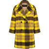 Pink Tartan oversized coat Kurt Cobain: Your style has no match!