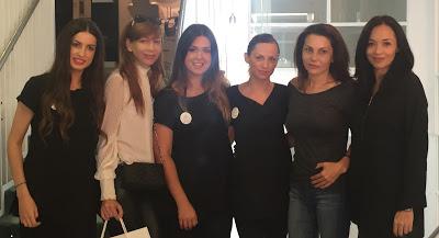 Ana Obregón, Elisa Matilla, Tete Delgado y Fabiola Toledo en Marta García Esteticistas