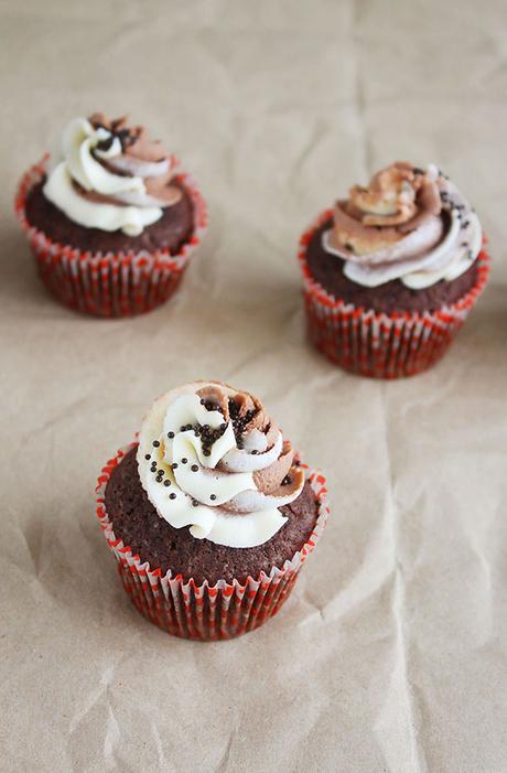 Cupcakes de Nutella con Doble Buttercream