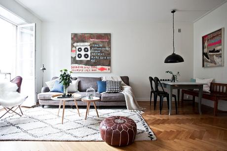 Estilo vintage.  ¡Una vivienda para inspirarse!