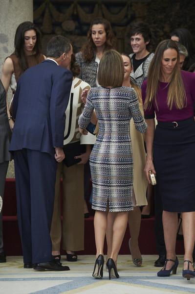 Dña. Leltizia vuelve a la línea tubo en los Premios del Deporte