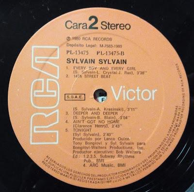 Sylvain Sylvain -S.T Lp 1980