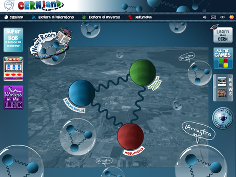 CERNland. Sitio interactivo del CERN para atraer vocaciones científicas