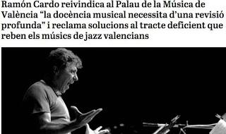 El Jazz “invade” el Consell Valencià de Cultura El Jazz “invade” el Consell Valencià de Cultura