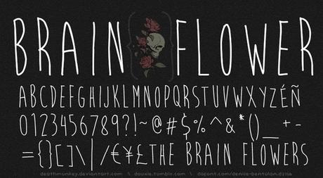 Brain Flower Free Font