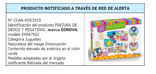 ALERTA! Retiran del mercado pinturas infantiles de dedo