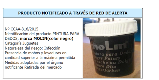 ALERTA! Retiran del mercado pinturas infantiles de dedo