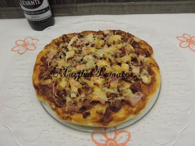 Pizza barbacoa. Pizza barbacoa.