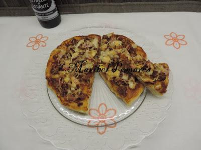 Pizza barbacoa.
