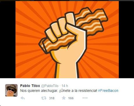 #FreeBacon, o cómo defendemos lo insano. freebacon alechugar