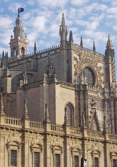 Pintando  sobre la Catedral