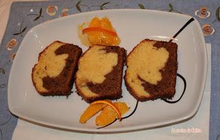 Bizcocho de naranja y chocolate Bizcocho de naranja y chocolate