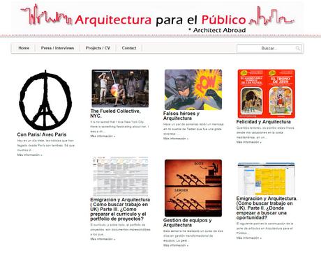 ENTREVISTA A CARLOS MURIEL CREADOR DE ARQUITECTURA PARA EL PÚBLICO ENTREVISTA A CARLOS MURIEL CREADOR DE ARQUITECTURA PARA EL PÚBLICO