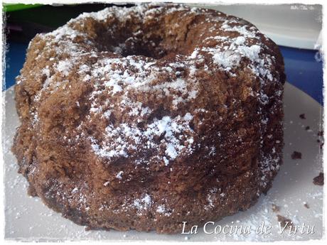 Bizcocho Calabacín y Crema Chocolate al microondas Bizcocho Calabacín y Crema Chocolate al microondas